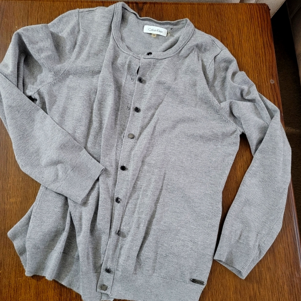 Ck button up cardigan